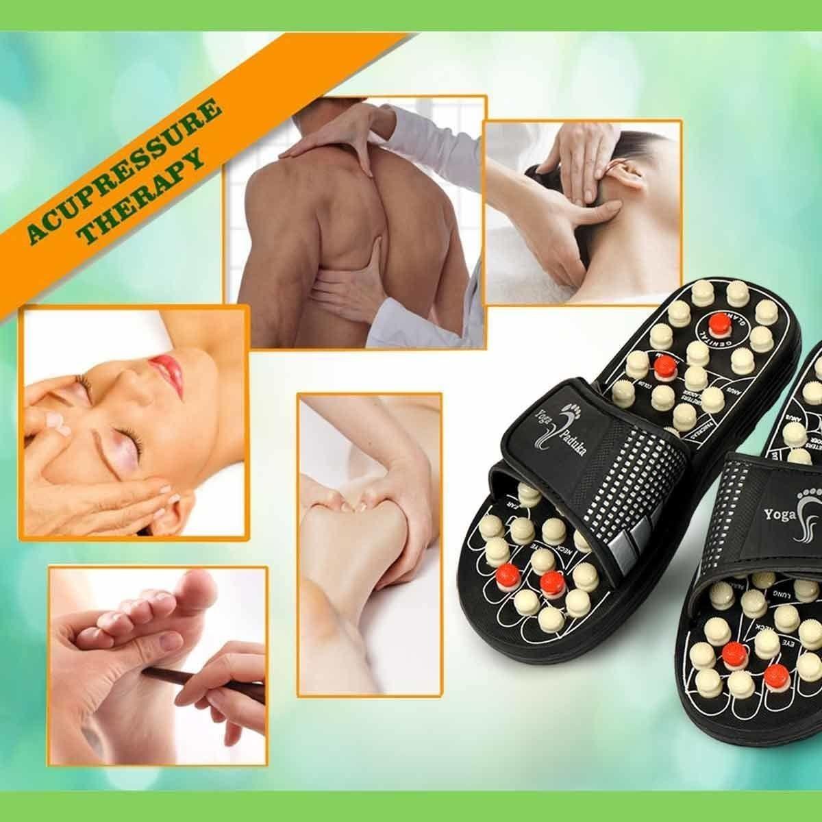 Acupressure and Magnetic Therapy Paduka Slippers - Rurban Centre