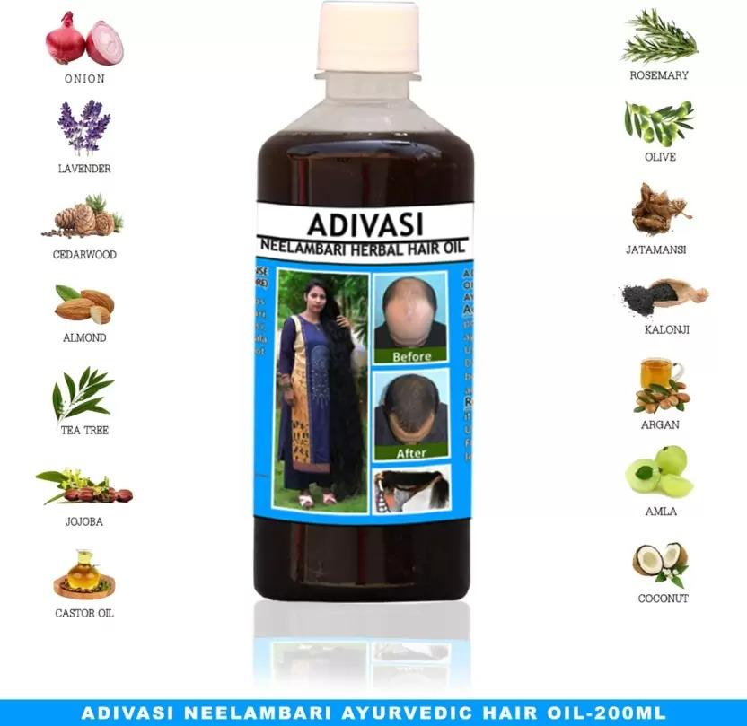 Adivasi Neelambari Herbal Hair Oil - Rurban Centre