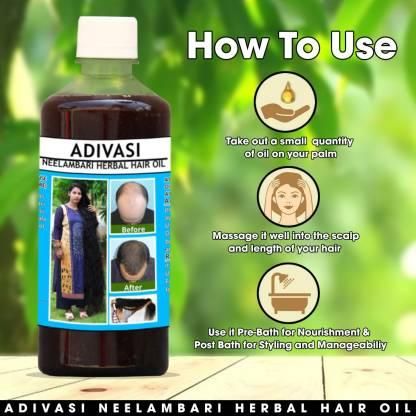 Adivasi Neelambari Herbal Hair Oil - Rurban Centre