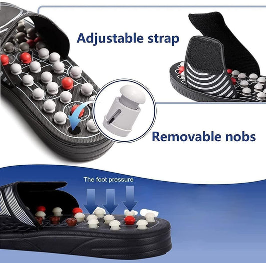 Acupressure and Magnetic Therapy Paduka Slippers - Rurban Centre