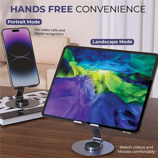 Aluminum Rotating Mobile Stand - Rurban Centre